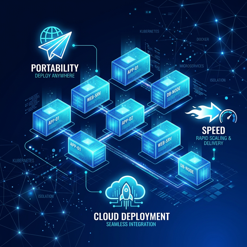 Containerization Concept Illustration